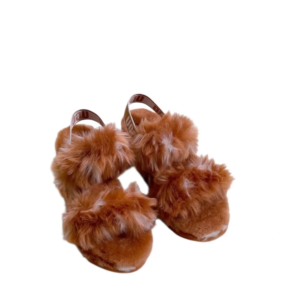 NWOT UGG Oh Yeah Slide Natural Spots (Women's) Size 7 - Picture 3 of 8